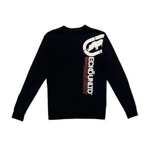 ★ Ecko Unlimited (Unltd) Graphic Logo Knit Long Sleeve Thermal Pullover Shirt ★